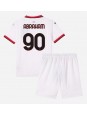 AC Milan Tammy Abraham #90 Venkovní dres pro děti 2024-25 Krátký Rukáv (+ trenýrky)